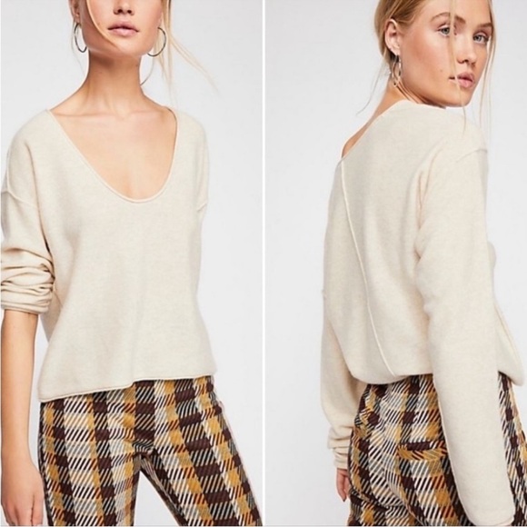 Free People Forever Cashmere Silk Sweater - Picture 2 of 5